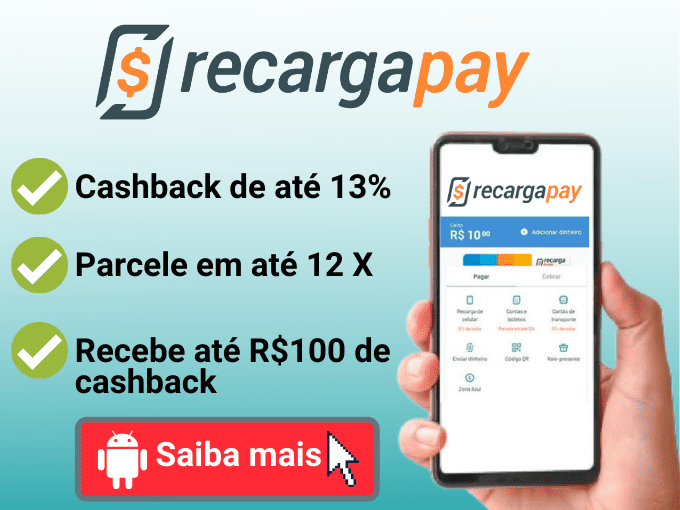 Recargapay - Cashback de até 13%