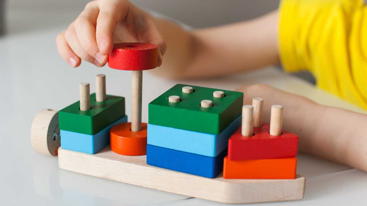 Brinquedos para crianças autistas